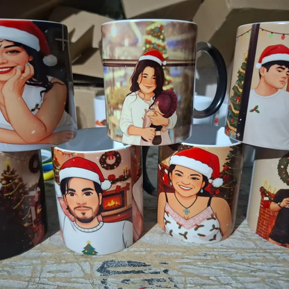 11 Tazas Mágicas Personalizadas + 1 GRATIS | Taza Mágica Sublimada | Promoción 12 Tazas Personalizadas