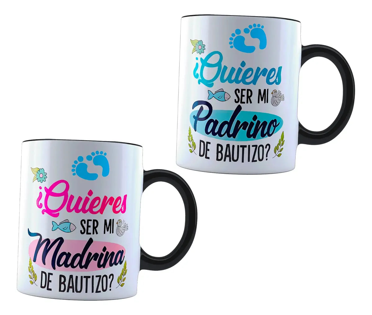 Taza Magica Padrinos personalizada / Tu eliges el diseño