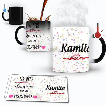 Taza Magica Padrinos personalizada / Tu eliges el diseño