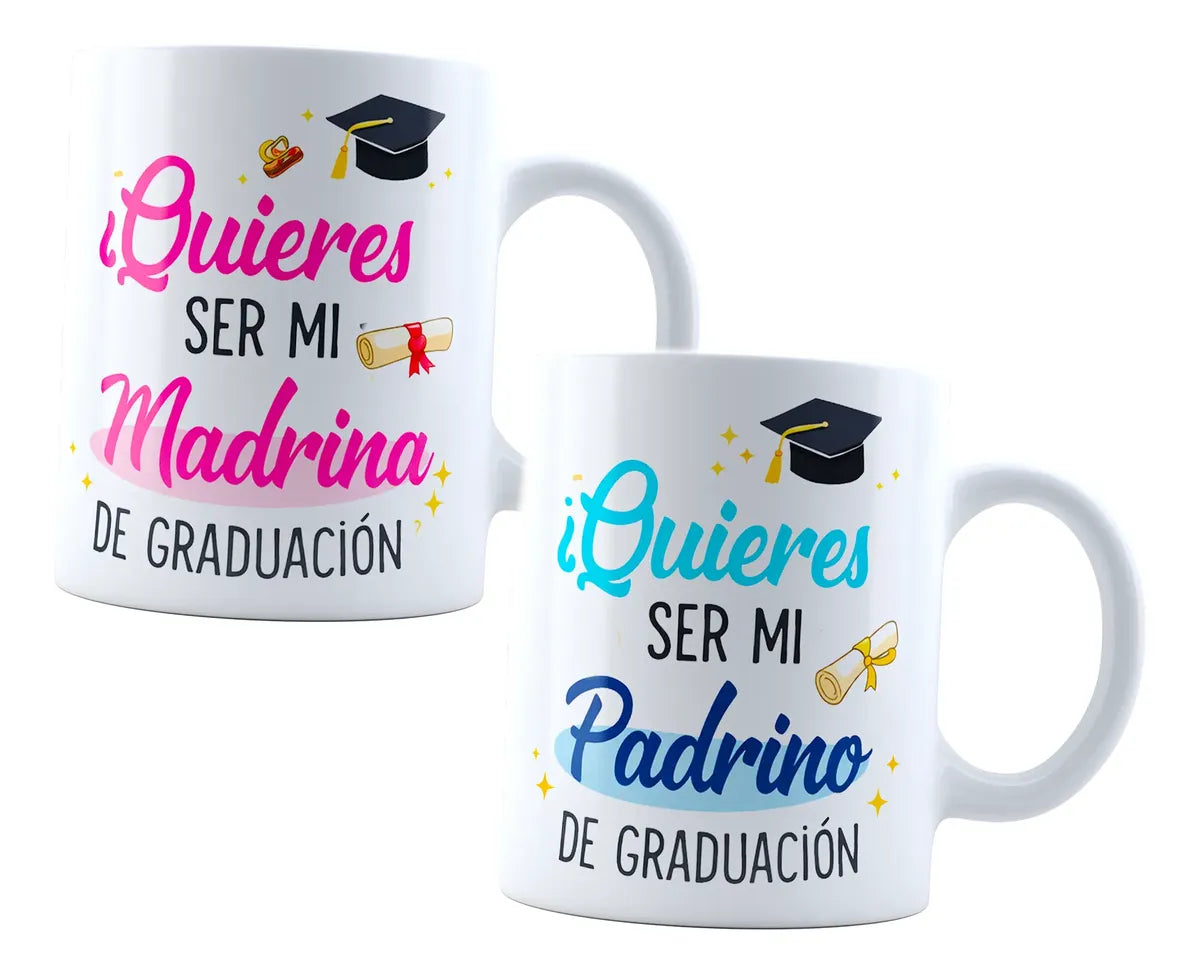 Taza Magica Padrinos personalizada / Tu eliges el diseño
