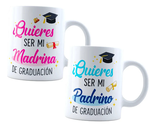 Taza Magica Padrinos personalizada / Tu eliges el diseño